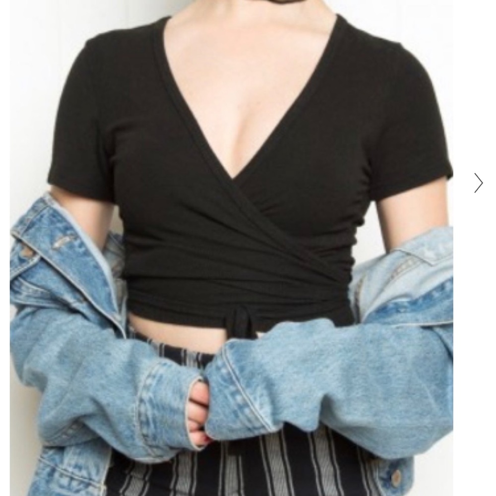 Brandy Melville Wrap Top